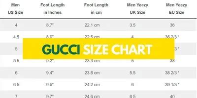 gucci loafers size guide.